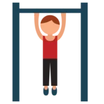 icono de dominada para entrenamiento funcional
